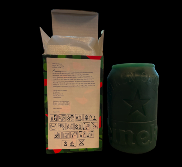 Heineken kaars blikvorm (Green Candle) - Afbeelding 3