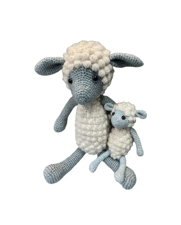 AMIGURUMI HANDGEHAAKTE Familie Schaap 2-delig - Afbeelding 3