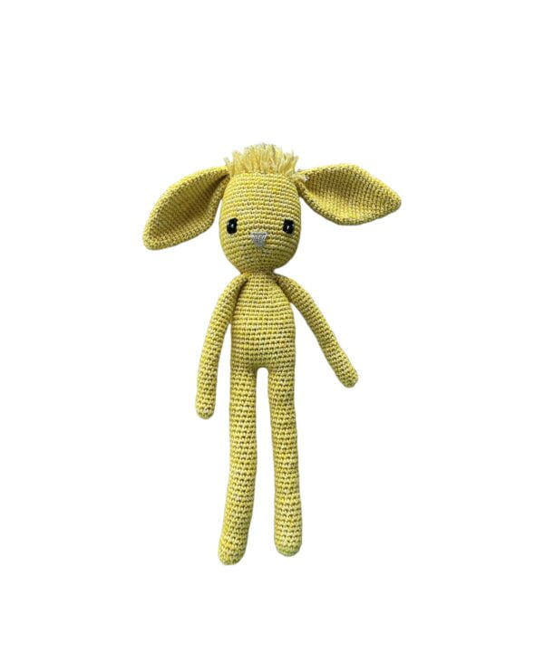 AMIGURUMI HANDGEHAAKTE GELE Bunny 40cm - Afbeelding 3