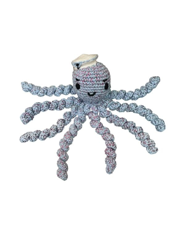 Amigurumi hand gehaakte INKTVIS met heel veel poten