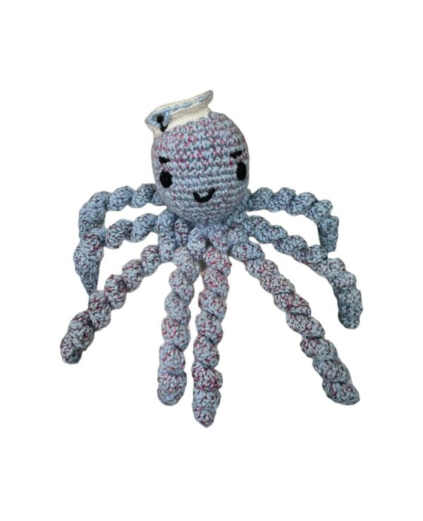 Amigurumi hand gehaakte INKTVIS met heel veel poten - Afbeelding 3