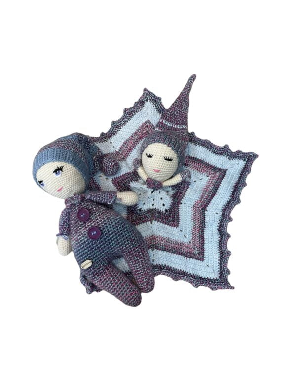 AMIGURUMI GEHAAKTE TWEELING 2-delig 40-45CM