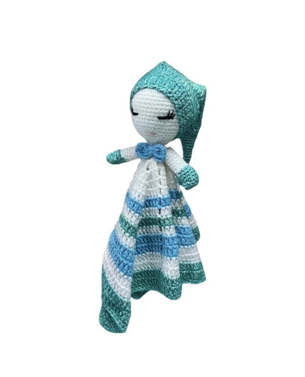 Amigurumi handgehaakte blauwe tweeling 2-delig - Afbeelding 5