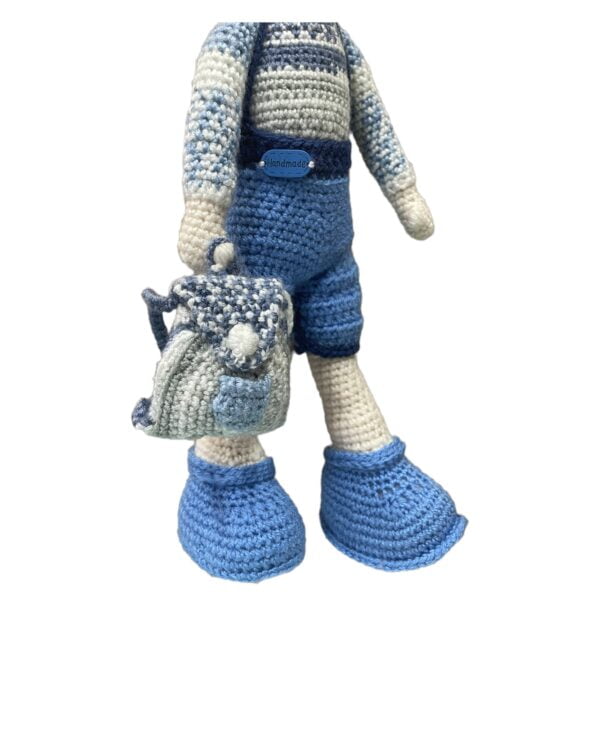 AMIGURUMI GEHAAKTE student Tino 40cm - Afbeelding 2