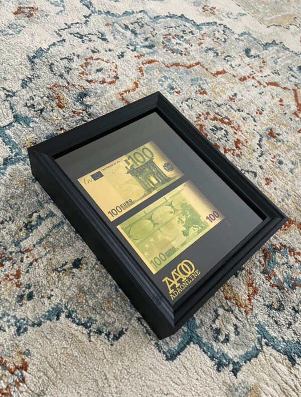24K GOLDEN € 100 MONEY FRAME - Afbeelding 3
