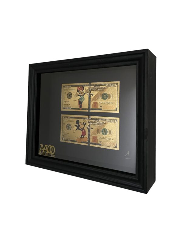 24K GOLDEN Mickey Mouse FRAME