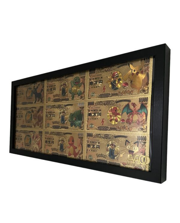 24K GOLDEN TEAM POKEMON FRAME 1/1