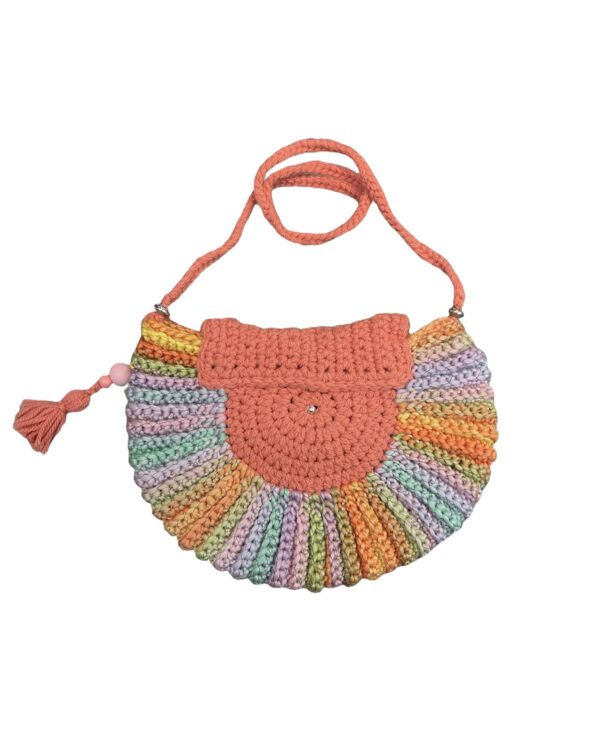 AMUGURUMI GEHAAKTE Regenboog Pastel 65X27CM - Afbeelding 2