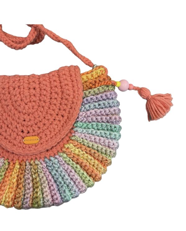 AMUGURUMI GEHAAKTE Regenboog Pastel 65X27CM - Afbeelding 4