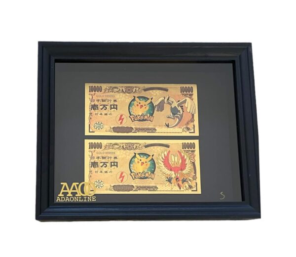 24K Gold Frame Ho oH & Lugia
