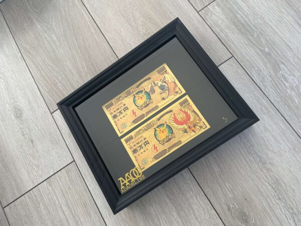 24K Gold Frame Ho oH & Lugia - Afbeelding 2
